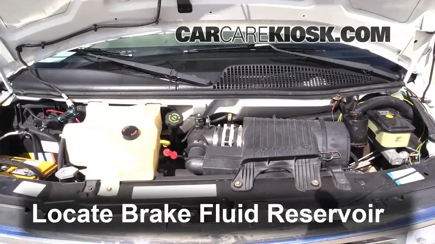 2001 Chevrolet Express 1500 LS 5.7L V8 Brake Fluid Check Fluid Level